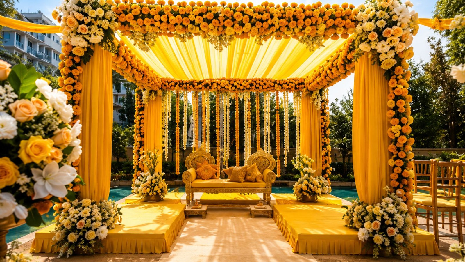 Grand Wedding Backdrop